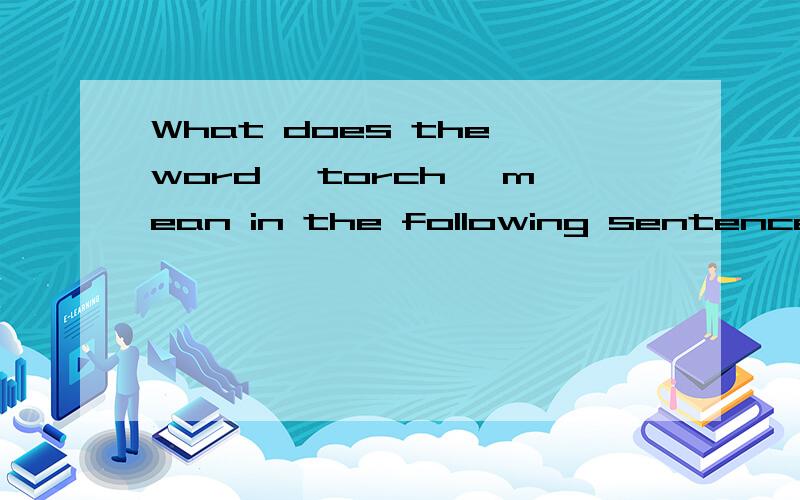 What does the word 