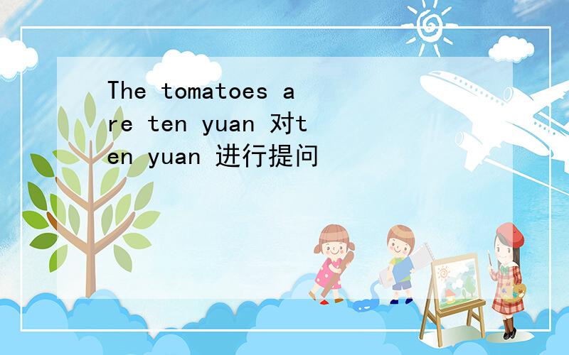 The tomatoes are ten yuan 对ten yuan 进行提问