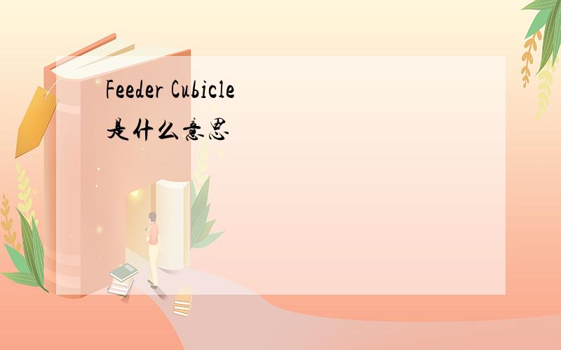Feeder Cubicle是什么意思